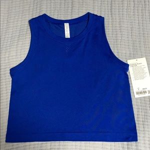 Lululemon Breeze By Muscle Crop Tank